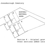 Old Jonesborough Cemetery Map Click on map to enlarge