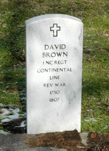 Brown (David) Marker 2015